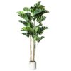 Planta artificial decorativa Monstera, perfecta para añadir un toque tropical y fresco a cualquier espacio. Su diseño realista aporta vida y naturalidad, ideal tanto para interiores como exteriores sin necesidad de mantenimiento. Disponible en www.kactusrepublic.com, con almacén en Castellón.