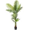 Planta artificial Palmera Pigmea 160CM. La Palmera Pigmea es una opción elegante y exótica que aporta un toque tropical a cualquier ambiente. Su diseño realista y detalles cuidados hacen que sea perfecta para decorar interiores y exteriores sin necesidad de mantenimiento. Ideal para crear espacios acogedores y llenos de vida. Disponible en www.kactusrepublic.com, con almacén en Castellón.