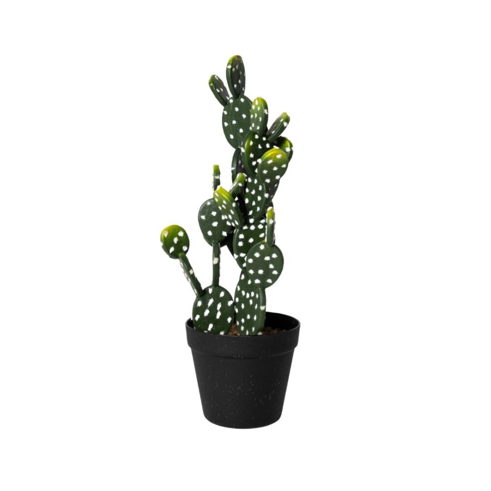 Planta Artificial Opuntia 53 cm ideal para decorar interiores y oficinas sin mantenimiento